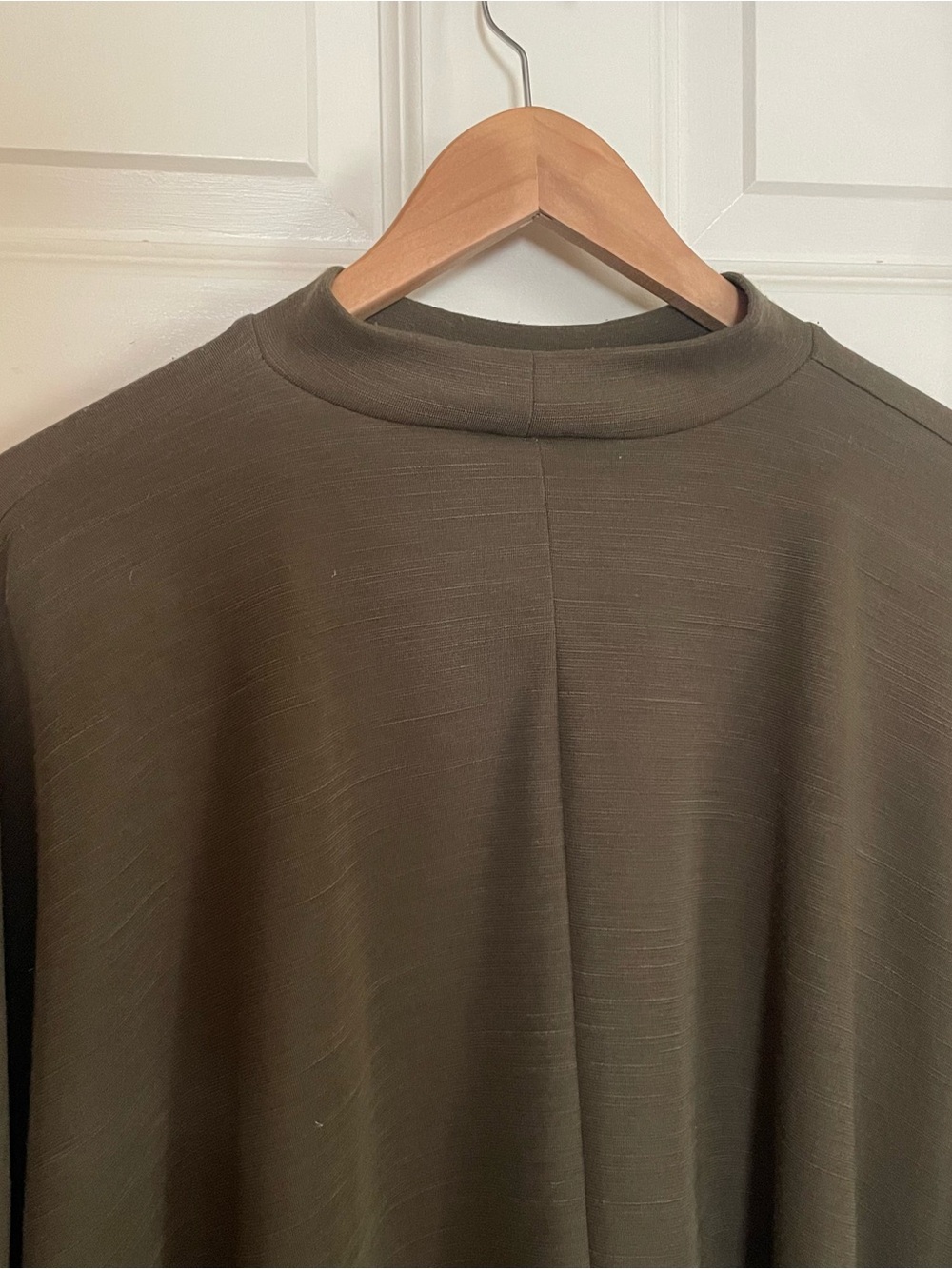 Women’s Olive Green Draped Top